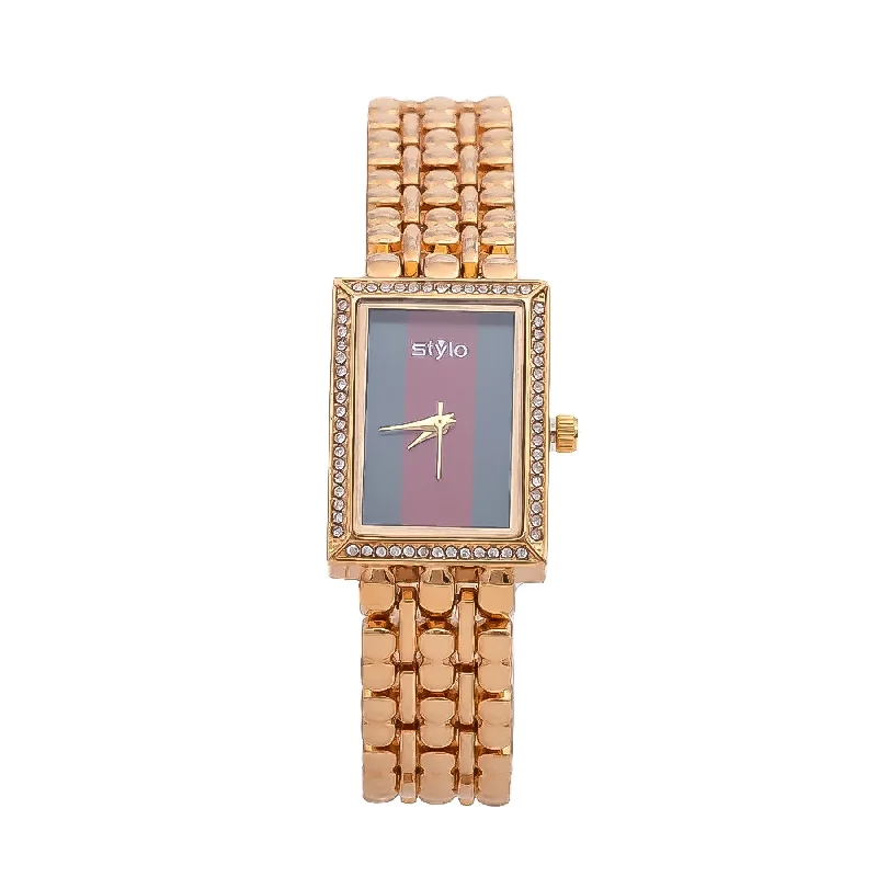 Watches With Zodiac Signs-Golden Ladies Watch J33379