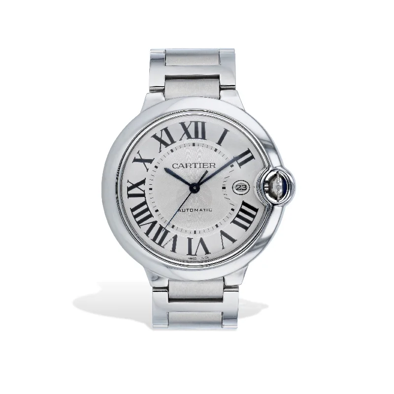 Watches For Business Meetings-Cartier Ballon Bleu 42mm Estate Watch - WSBB0049