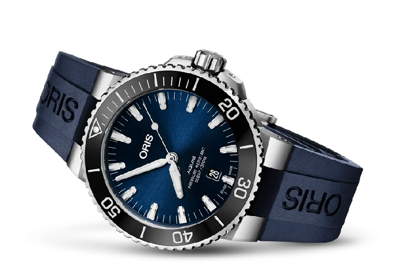 Watches With Trendy Shapes-Oris Aquis Date 43.5mm Mens Watch