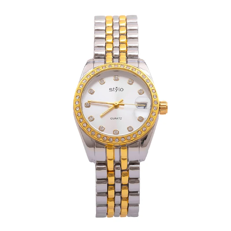 Watches With Custom Engravings-Two Tone Ladies Watch J33467