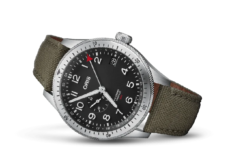 Watches For Everyday Glam-Oris Big Crown ProPilot Timer GMT, 44mm Mens Watch