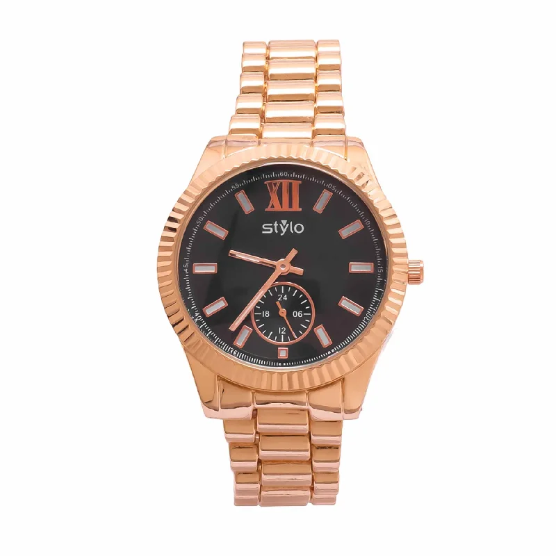 Watches With Metal Hues-Copper Ladies Watch J33486