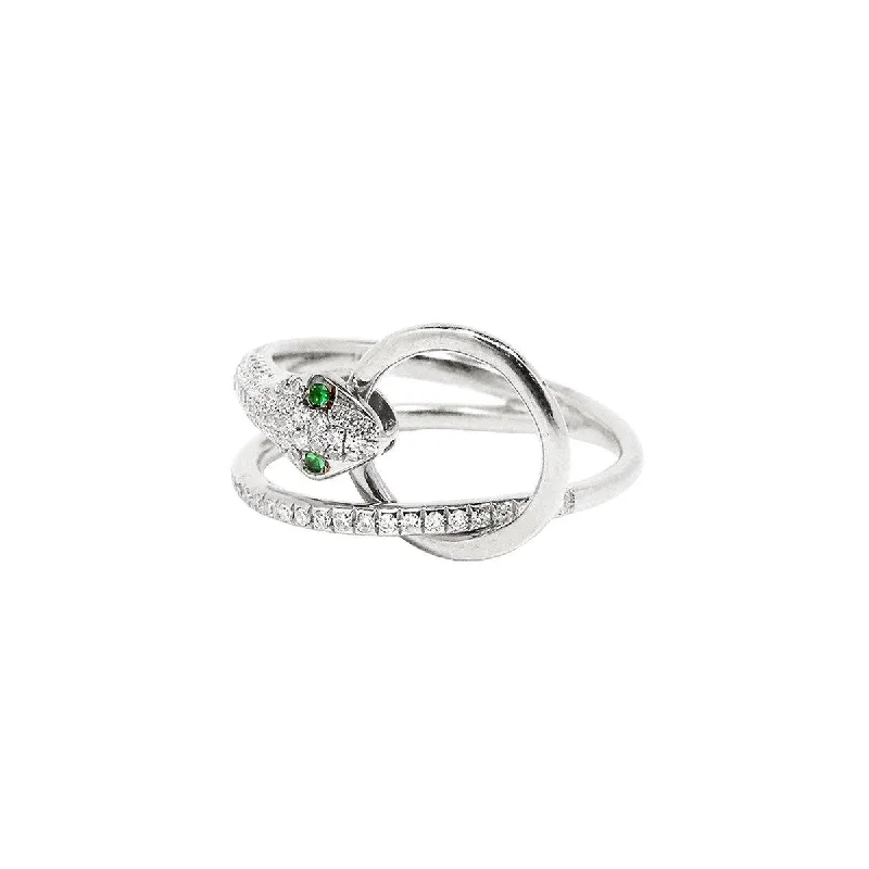 White Gold Emerald