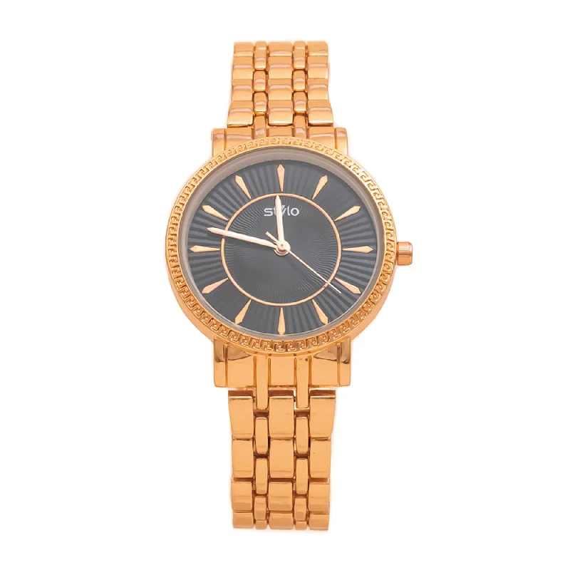 Watches With Swarovski Crystals-Copper Ladies Watch J33374