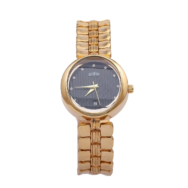 Watches For Minimalist Jewelry Lovers-Golden Ladies Watch J33383