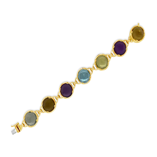 Bracelets With Artistic Flare-Multi-gemstone Bracelet