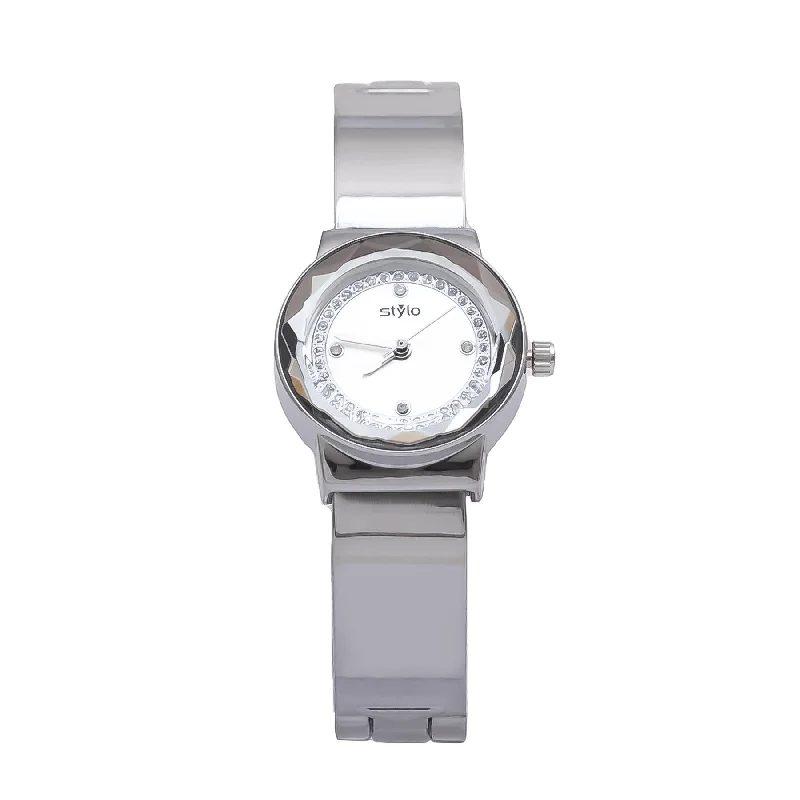 Watches With Nature Inspired Designs-Silver Ladies Watch J33373