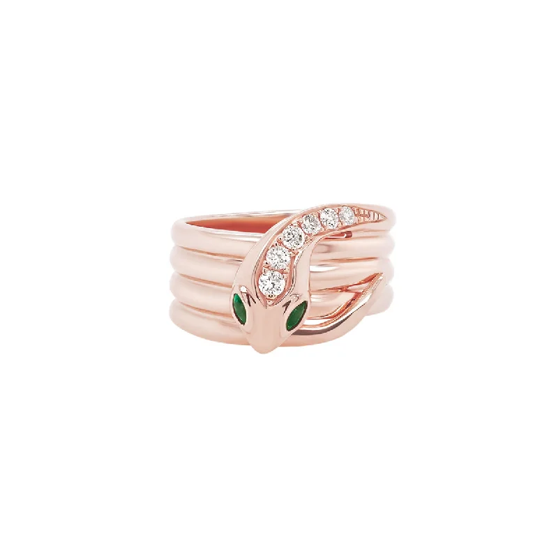 Rose Gold Emerald