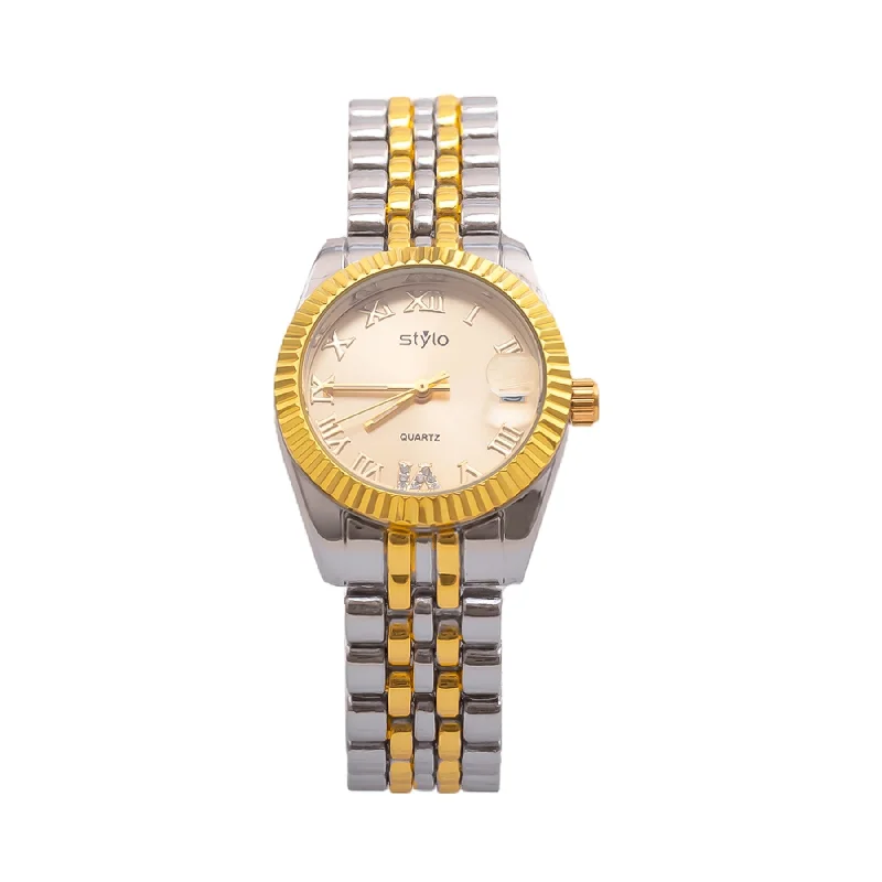 Watches With Inspirational Quotes-Two Tone Ladies Watch J33465