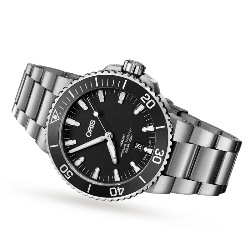 Watches With Bold Patterns-Oris Aquis Date 43.5mm Mens Watch