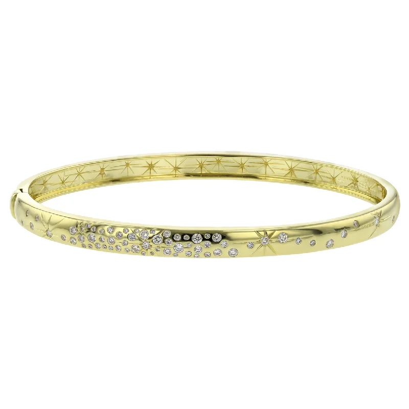 Bangles For Fashion Jewelry-Thin Galaxy Bangle