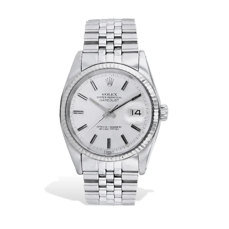 Watches For High-End Luxury-Rolex Datejust 36mm Silver Dial Estate Watch - 16014