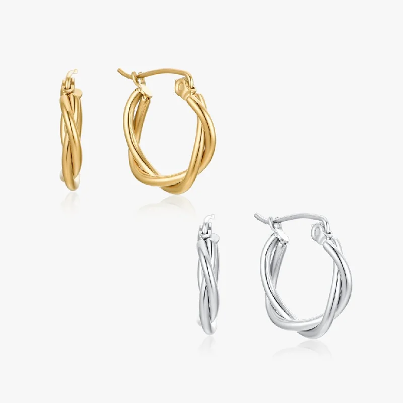 Fashion Hoop Earrings For Women-Cassie Baby Hoops