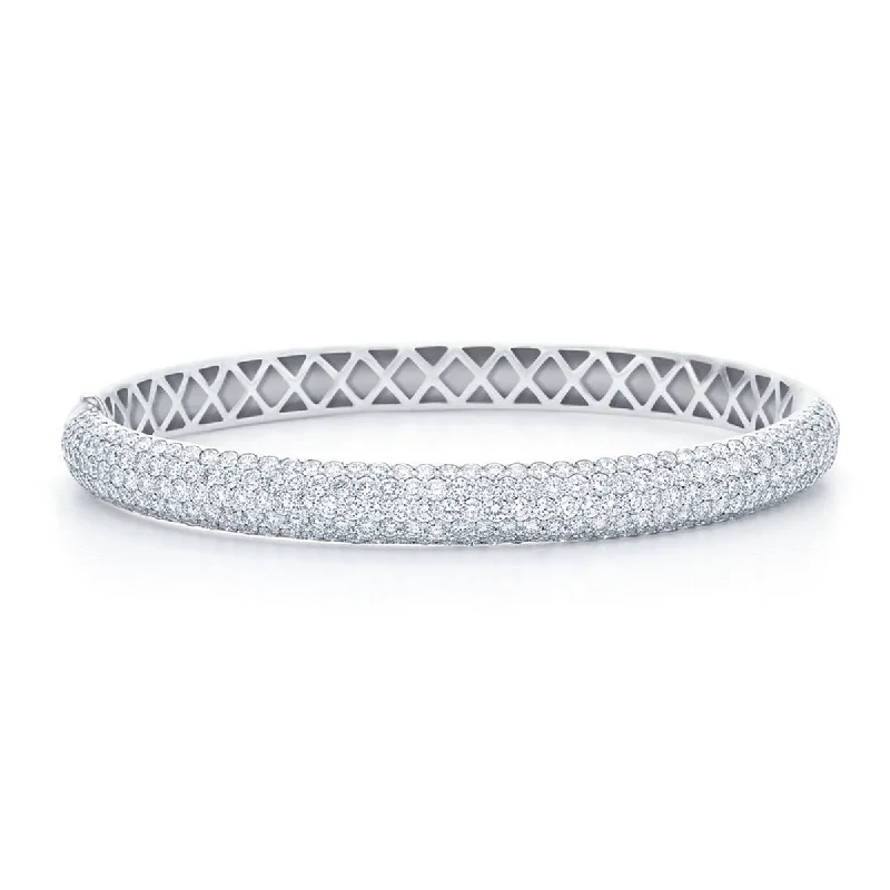 Bangles For Style Inspiration-Five-Row Bangle with Pave Diamonds