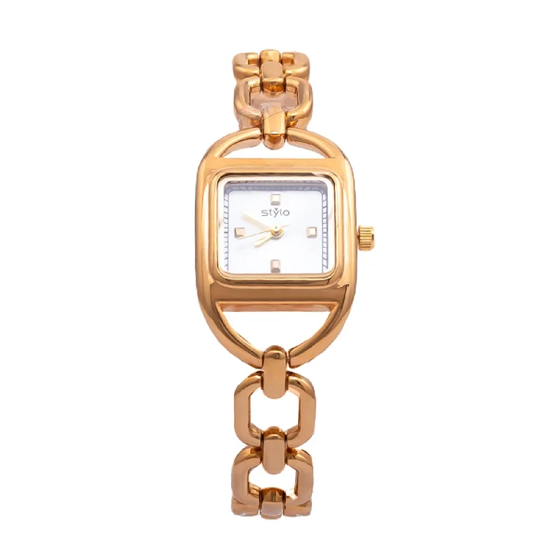 Watches With Exotic Designs-Golden Ladies Watch J33459