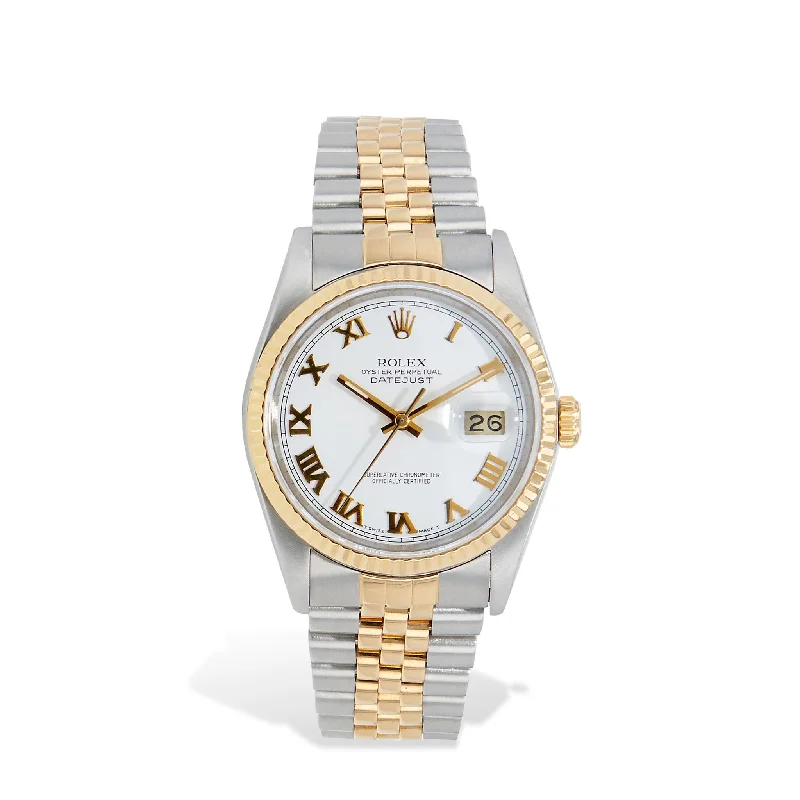 Watches In Gold-Rolex Datejust 36mm Estate Watch - 16233