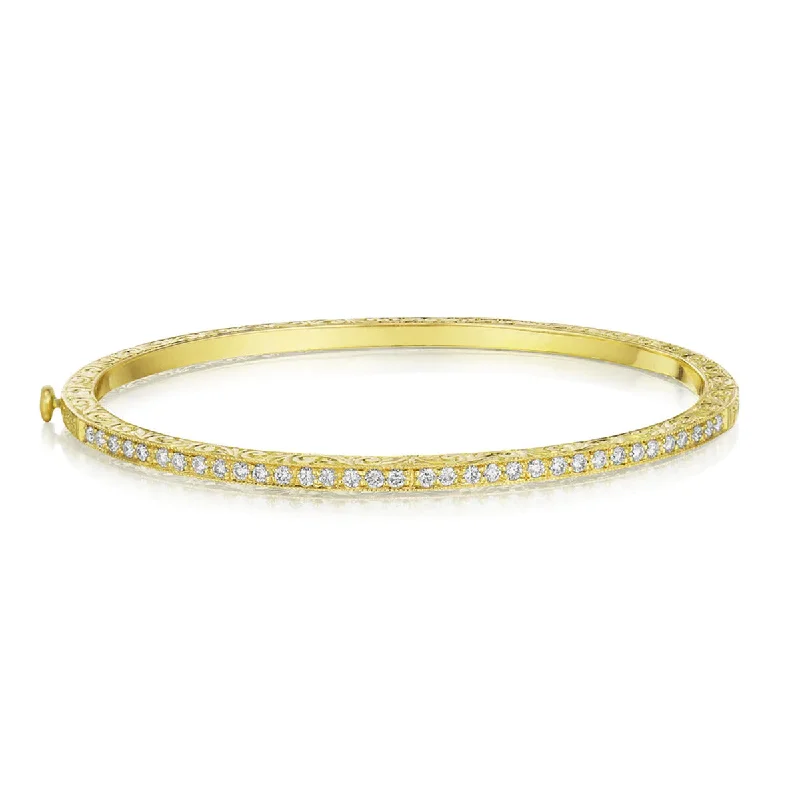 Bangles For Everyday Sparkle-Thin Bangle