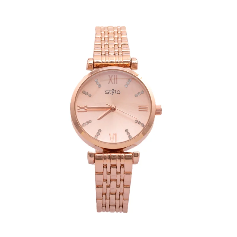 Watches With Zigzag Patterns-Champagne Ladies Watch J33466