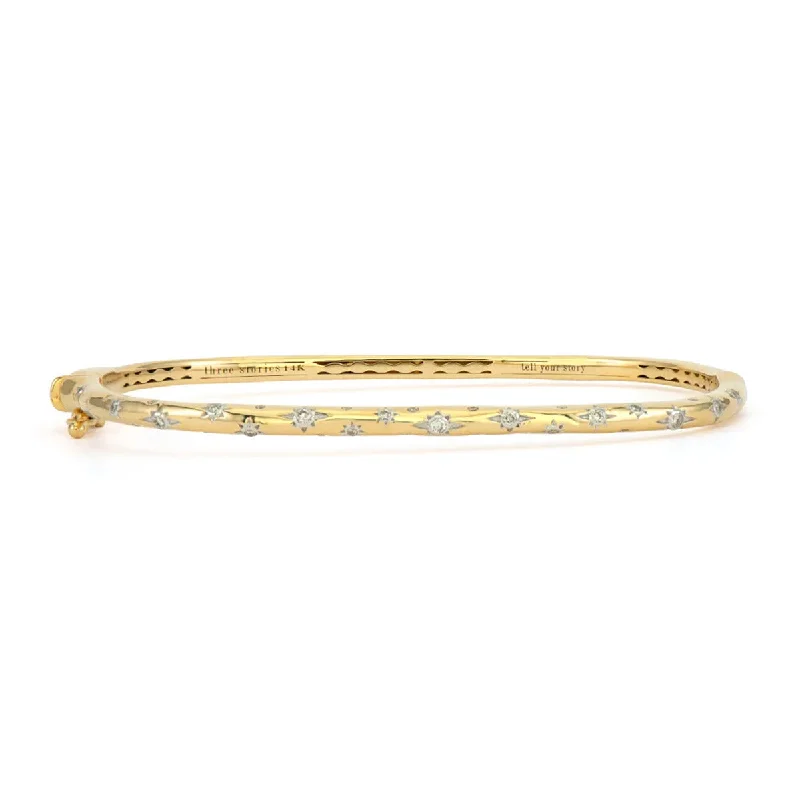 Bangles With Stones-Starry Night Rectangular Bangle