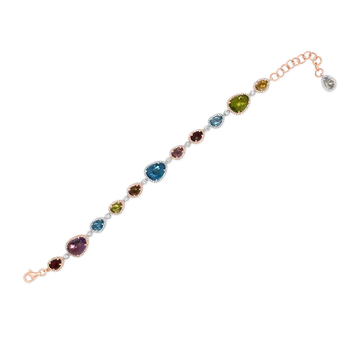 Bracelets For Party Fashion-Semi-precious Gemstone Bracelet