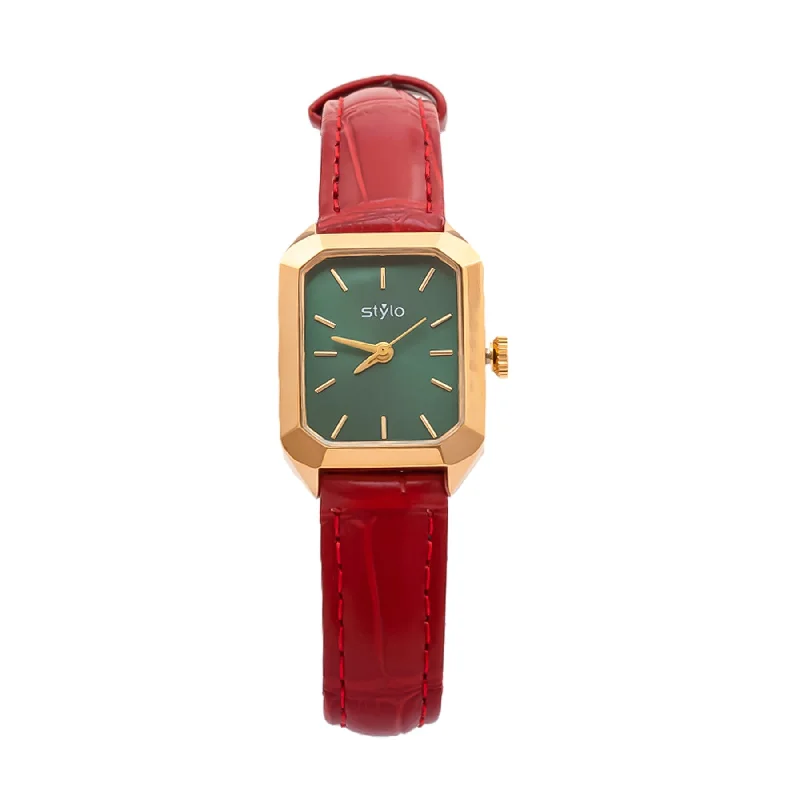 Watches With Butterfly Designs-Red Ladies Watch J33464