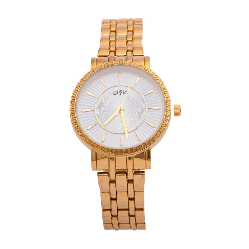 Watches With Adjustable Bands-Golden Ladies Watch J33374